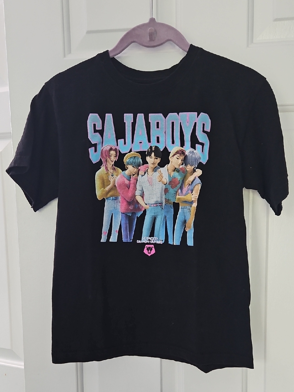 K Pop Demon Hunters Black Kids Graphic Tee